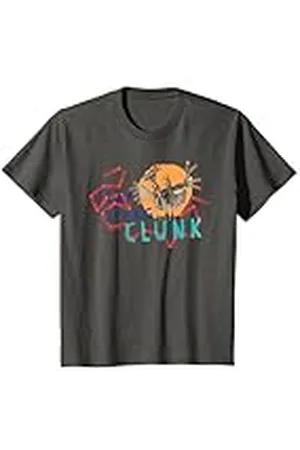 Clangers Niños Flap Clang Clunk The Iron Chicken Retro Kids Camiseta