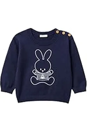 Benetton Camiseta G/C M/L 1znnb1011 Suéter, , 74 Unisex bebé