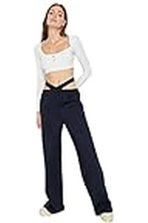 Trendyol Pantalones de chándal de Pierna Ancha para Mujer Deportivos, , S