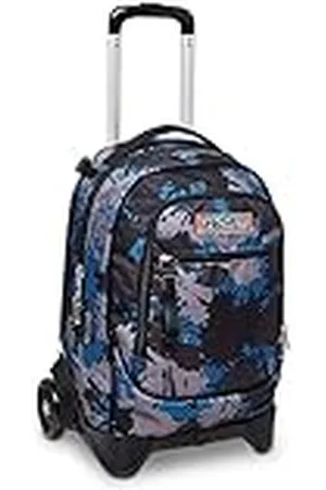 7 for all Mankind Mochila con Ruedas NEW TECH SJ GANG CACHORRITOS, Azul - Mochila 3 en 1, Mochila Escolar con Carro, Crossover System - Bolso Escolar Niños y Adolescentes - Bolsillo Frontal con Cremallera