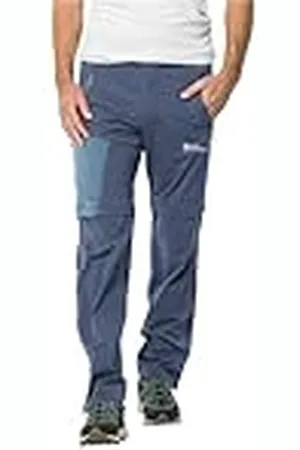 Jack Wolfskin Glastal Zip Away Pants M Pantalones para Senderismo, , 98 para Hombre