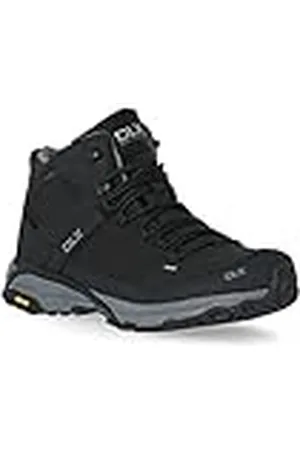 Trespass Treixadura Renton, Zapatos de High Rise Senderismo Hombre, (Black Black), 42 EU