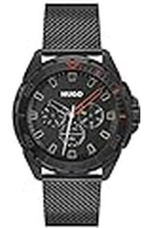 HUGO BOSS Reloj Analógico de Cuarzo multifunción para Hombre con Correa de Malla de Acero Inoxidable - 1530289