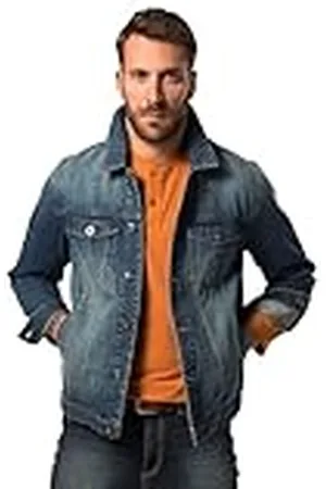 JP 1880 Chaqueta Vaquera, Bolsillos en el Pecho, Tapeta de Botones, hasta la Talla 8 XL L 826234902-L