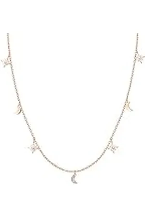 Tamaris Collar con colgantes., 42 cm, Acero inoxidable, Sin piedras preciosas