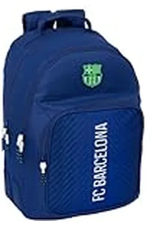 Safta F.C. BARCELONA NAVY BLUE - Mochila Escolar Infantil, Ideal para Niños de Diferentes Edades, Cómoda y Versátil, Calidad y Resistencia, 32x15x42 cm