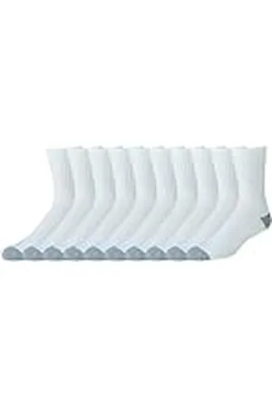 Amazon Calcetines de algodón: cómodos, duraderos, semiacolchados Hombre, 10 Pares, , 41-45