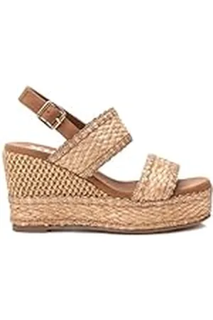 Xti Sandalia Mujer Taupe - Calzado Cómodo y Versátil - Moda casual - Modelo 14382003 (Talla 39)