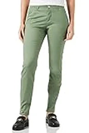 ONLY Onlparis Pantalón Chino Regular Pnt Noos, Seto Verde, 34W / 32L para Mujer