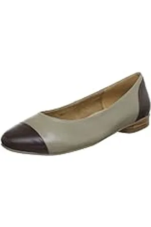 Andrea Conti 0595427 - Bailarinas de Cuero para Mujer, Color Beige, Talla 39