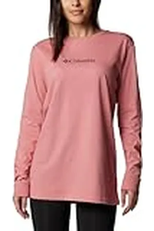 Columbia North Cascades-Camiseta de Manga Larga, Agave Rosa/Gema, M para Mujer