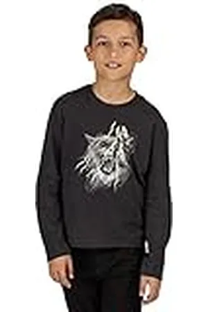 Regatta Camiseta Unisex de Manga Larga de algodón Wenbie Coolweave con Estampado gráfico, Camisetas/Polos/Chalecos