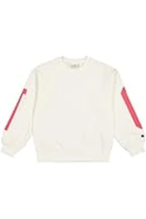 Champion Legacy Graphic Shop G (405023) -Ultra-Light Soft Compact Powerblend Fleece Crewneck Sudadera Deporte Mujer, , 5-6 años para Niñas