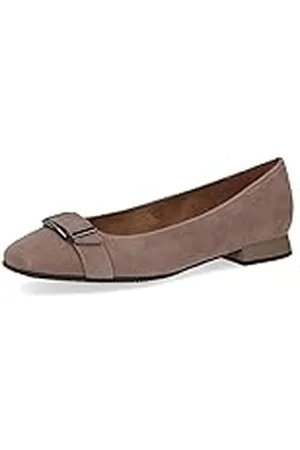 Caprice 9-22105-41, Bailarinas con tiras para Mujer, Marrón (Mud Suede), 38 EU
