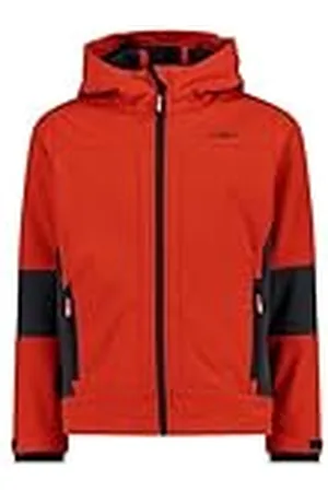 CMP Chaqueta Niño Con Capucha Fija, Llama-Antracita, 128