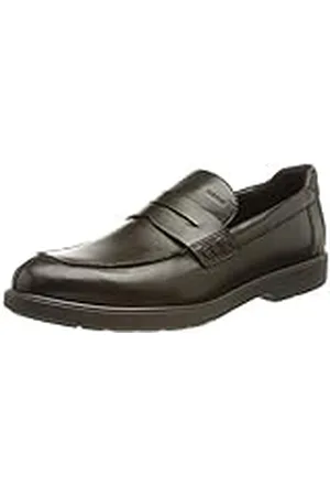 Geox U Spherica Ec11 C, Mocasines para Hombre, (Black), 45 EU