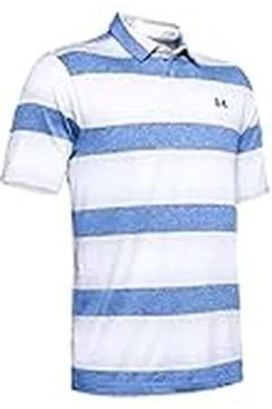 Under Armour Playoff 2.0, Polo Hombre, (White / Moonstone Blue / Pitch Gray ) , M