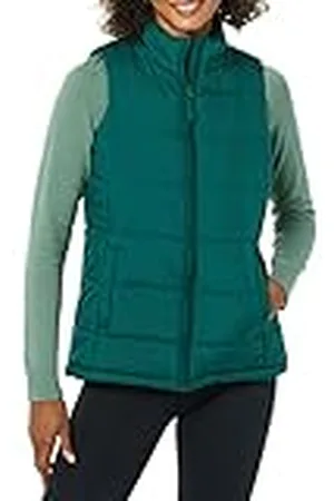 Amazon Chaleco Acolchado de Peso Medio con Cremallera Mujer, , XS