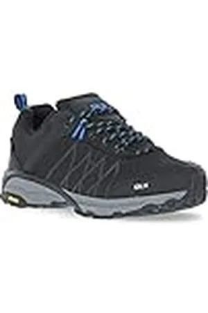 Trespass MAFOTEO30001_BLK45 Hombre Zapatos de Low Rise Senderismo, (Black Black), 45 EU