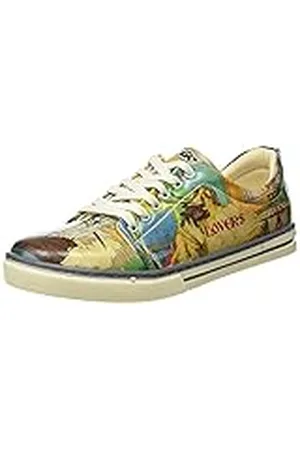 Dogo Sneakers, Zapatillas de Mujer, Ancient Tales, Zapatos Veganos Estampados,39 EU