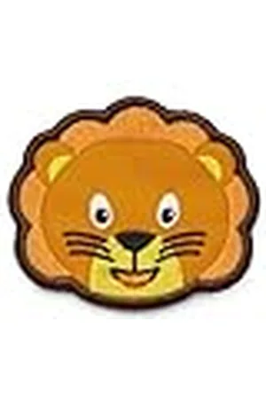 Affenzahn Lion, Insignias de Velcro VE3 Unisex niños, León-Amarillo, 7,8cm