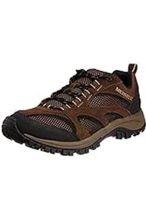 Merrell Zapatos de Senderismo Phoenix Ventilator para Hombre, Chocolate/Cilantro, 43 EU