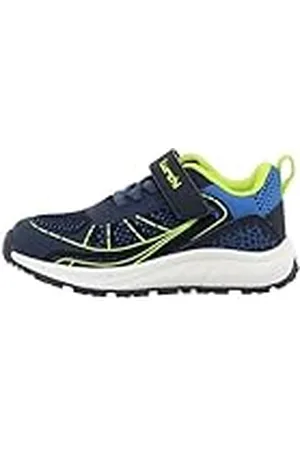 Lurchi 95L0083007, Zapatillas Unisex niños, Navy-Lime, 25 EU Ancho