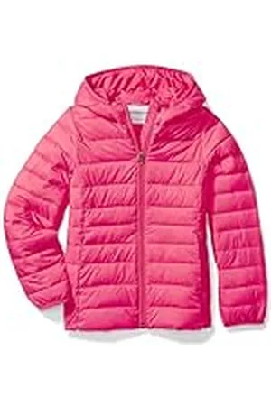 Amazon Chaqueta Acolchada con Capucha, Plegable, Ligera y Resistente a la Lluvia Niña, , 5 años