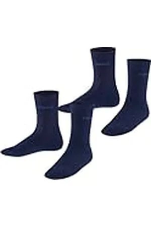 Falke ESPRIT Foot Logo Multipack K So algodón lisos 2 pares, Calcetines Unisex niños, , 31-34