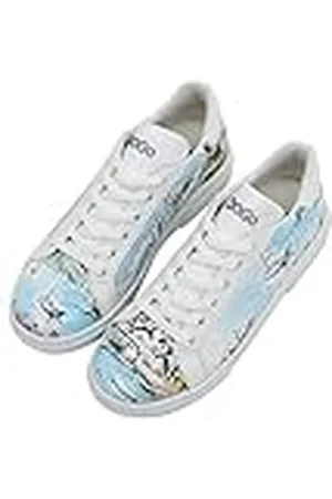 Dogo Ace Sneakers, Zapatilla de Deporte Mujer, White, 39 EU