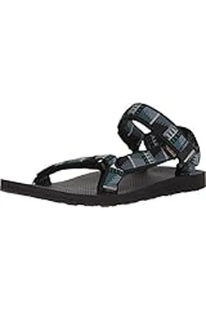 Teva M Original Universal, Sandalias de Punta Descubierta Hombre, Azul (Peaks Black), 39.5 EU