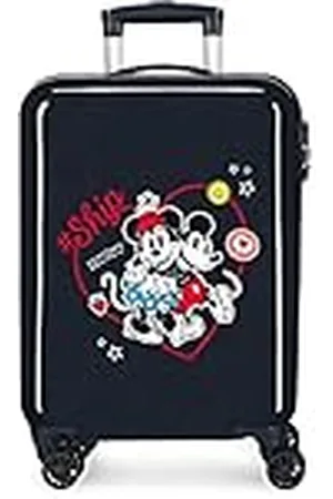Disney Always Be Kind Maleta de cabina Azul 38x55x20 cms Rígida ABS Cierre de combinación lateral 34L 2,66 kgs 4 Ruedas dobles 0