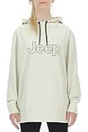 Jeep O102256-W499 J Sudadera Oversize DE Mujer con Capucha Estampado Logo Outline J21W S