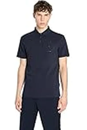 Armani Exchange Polo de algodón de Corte estándar Camiseta, , XXL para Hombre