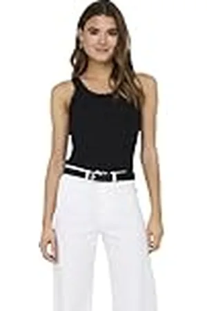 ONLY Onlsharai Lace Tank Top Jrs Camiseta de Tirantes Anchos, , S Mujeres