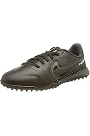 Nike Jr. Tiempo Legend 9 Academy TF, Football Shoes, Black/Dk Smoke Grey-Summit White, 35 EU