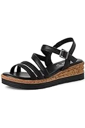 QS by s.Oliver Damen 5-28702-44, Sandalias con cuña Mujer, , 41 EU
