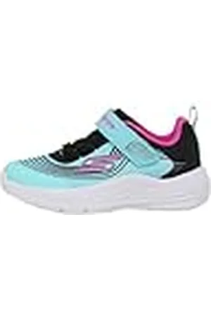Skechers Microspec Advance, Zapatillas Niñas, Aqua/Purple, 21 EU