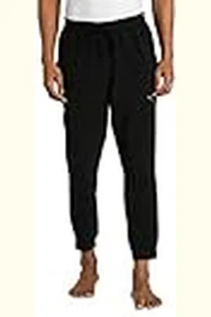 PUMA M Studio Ultramove Jogger Pantalones Tejidos, Hombre, Negro, L