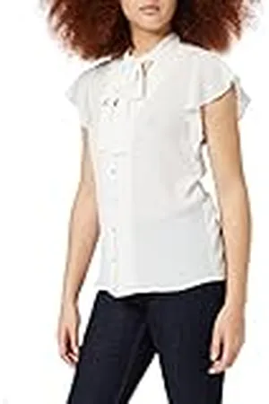 Koton Hemdbluse Mit Bindeschleife Blusa, , 36 (Talla del Fabricante: 34) para Mujer