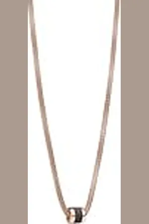 Bering LYK2-R-ME-N-450 - Collar para mujer en brillante - Arctic Symphony Collection con acero inoxidable, 450, Acero inoxidable, No es una piedra preciosa