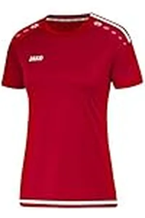 Jako Striker 2.0 KA Camiseta, Mujer, Rojo y Blanco, 36