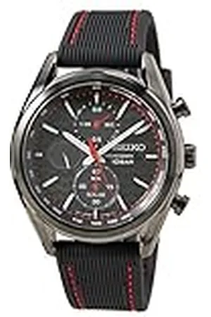 Seiko Reloj Analógico para Hombre de Cuarzo japonés con Correa en Silicona SSC777P1