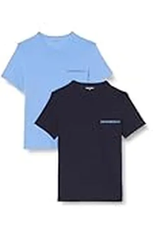 Emporio Armani Core Logoband V-Neck 2-Pack T-Shirt Camiseta, , M para Hombre
