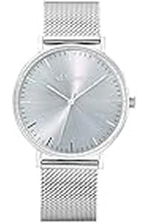 QS by s.Oliver Reloj de pulsera señoras reloj de cuarzo analógico, con brazalete de acero inoxidable, , 3 bar resistente al agua, viene en caja de regalo