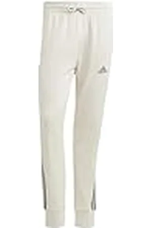 adidas Hombre Essentials French Terry Tapered Cuff 3-Stripes Pants, , XS