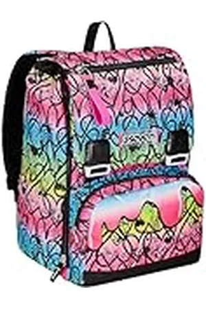 7 for all Mankind JumpLove - Mochila con doble compartimento extensible, color , gran capacidad, respaldo preformado, para niños y adolescentes, escuela y viajes, , Talla única, Escolar