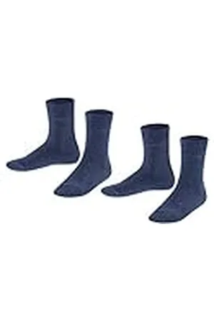 ESPRIT Foot Logo Multipack K So algodón lisos 2 pares, Calcetines Unisex niños, , 23-26
