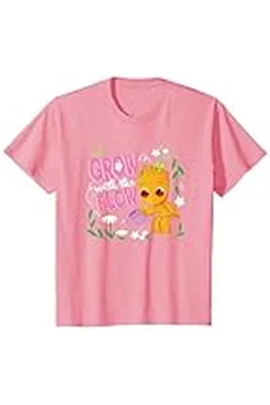 Marvel Niños Guardians of the Galaxy Groot Grow Flowers Camiseta