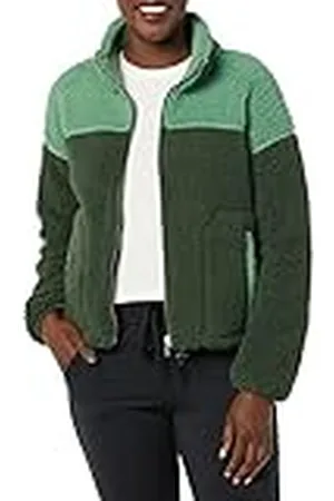 Amazon Chaqueta de Forro Polar, Sherpa y Cremallera Completa Mujer, , S